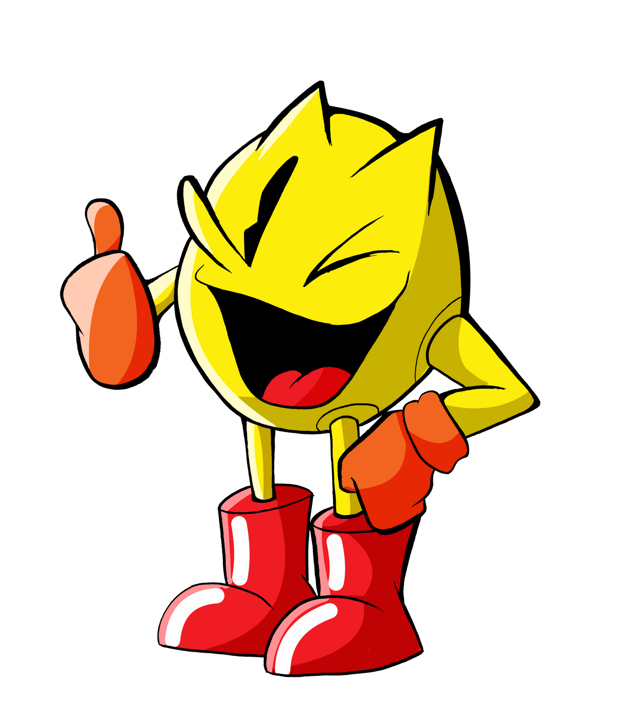 Pac Man Rage Deviantart Pac-man by Iyzeekiil on DeviantArt