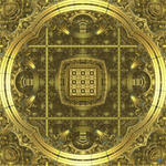 Golden Fractal Geomancy by Spangler-Imagery