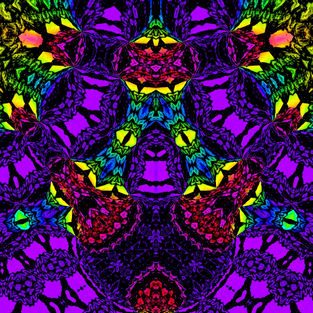 Bare Bones Black Light Fractal