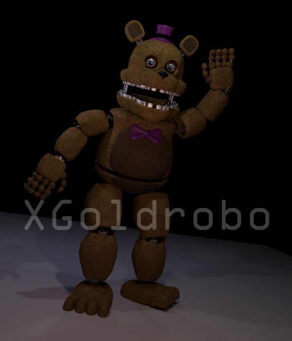 1983/1987 Fredbear in FNaF 4 by RealZBonnieXD on DeviantArt