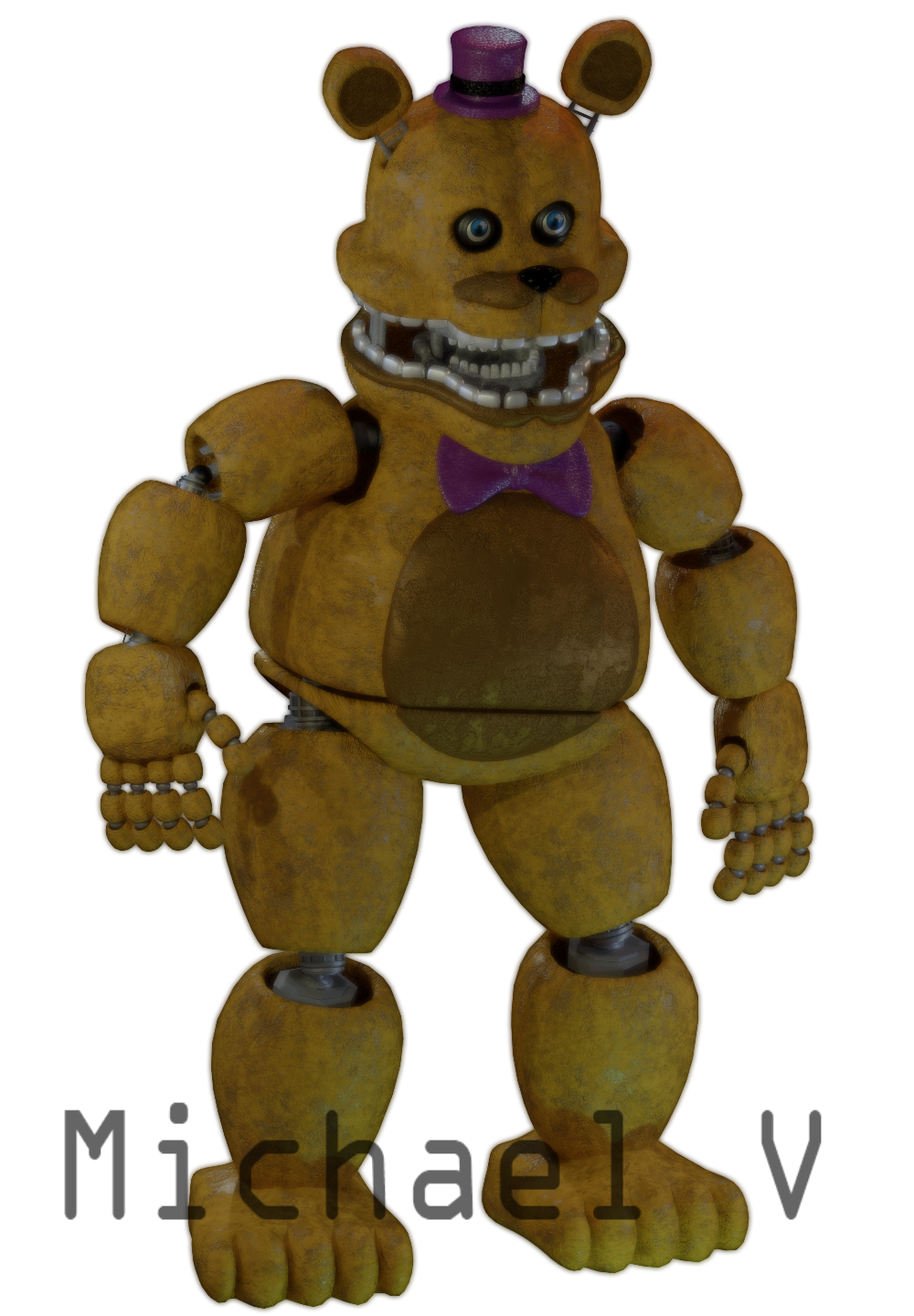 Fredbear Models Showcase - [FNaF 4 Blender] by ChuizaProductions on  DeviantArt