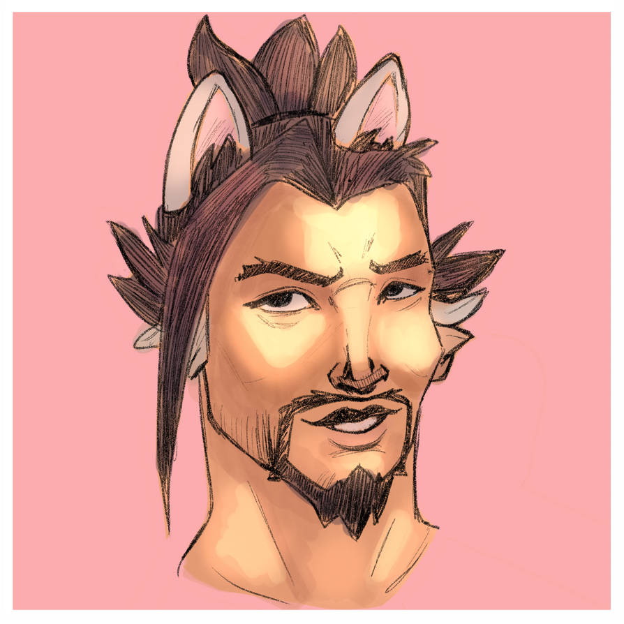 Hanzo Cat Cat Hanzo Sketch by McCreeCat on DeviantArt