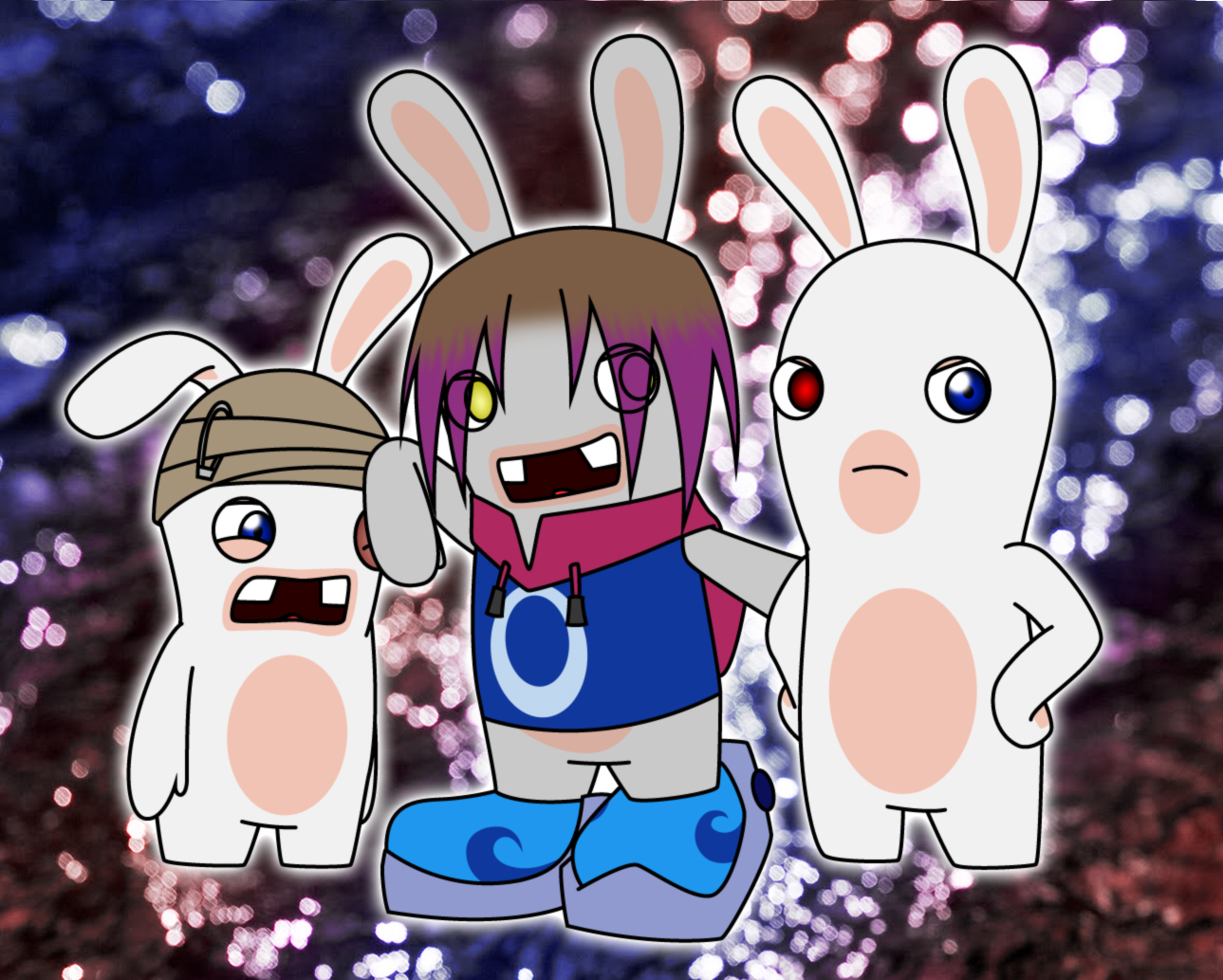 Bad Pink Rabbit Bad Rabbids by Gav-Imp on DeviantArt