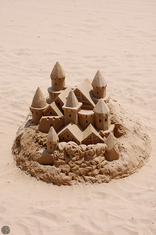 castle in the sand