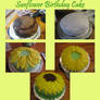 Sunflower Birthday Cake