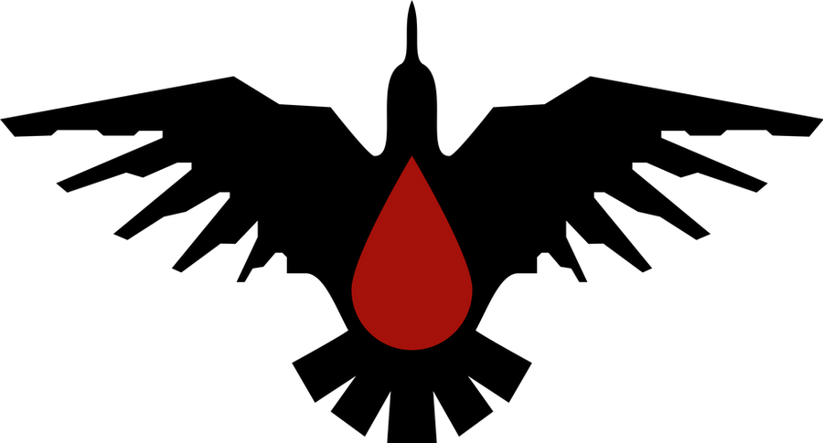 Blood Raptors Chapter Blood Ravens Chapter Badge (Colour) by DrDraze on DeviantArt