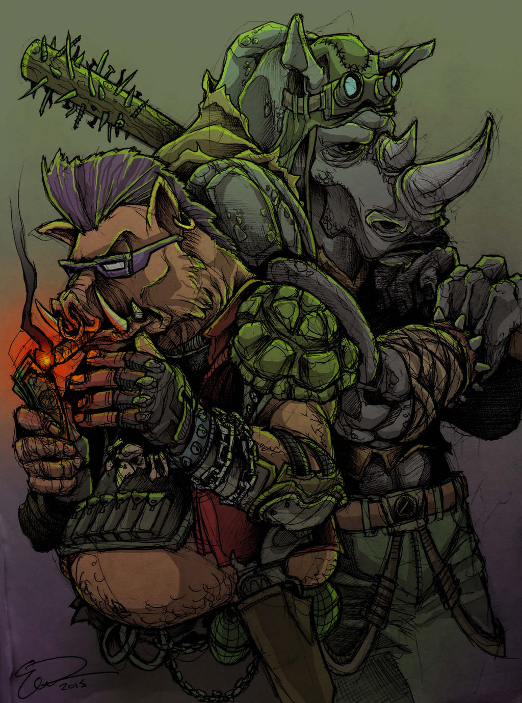 TMNT Bebop And Rocksteady By JeffyP On DeviantArt tmnt-bebop-and-rocksteady-by-jeffyp-on-deviantart