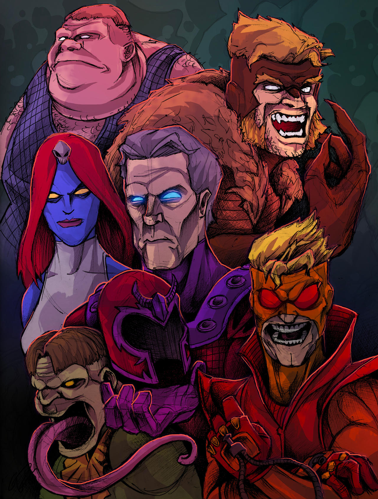 X-Men Brotherhood of Evil Mutants! by JeffyP on DeviantArt