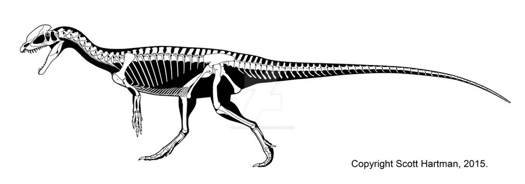 New-look Dilophosaurus