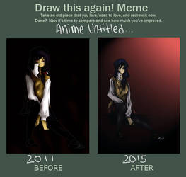 BEFORE AND AFTER MEME: Anime Untitled...