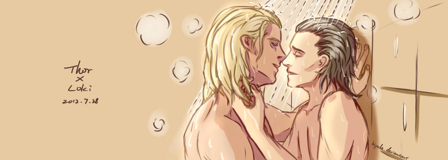 Thor x Loki: Shower Kink