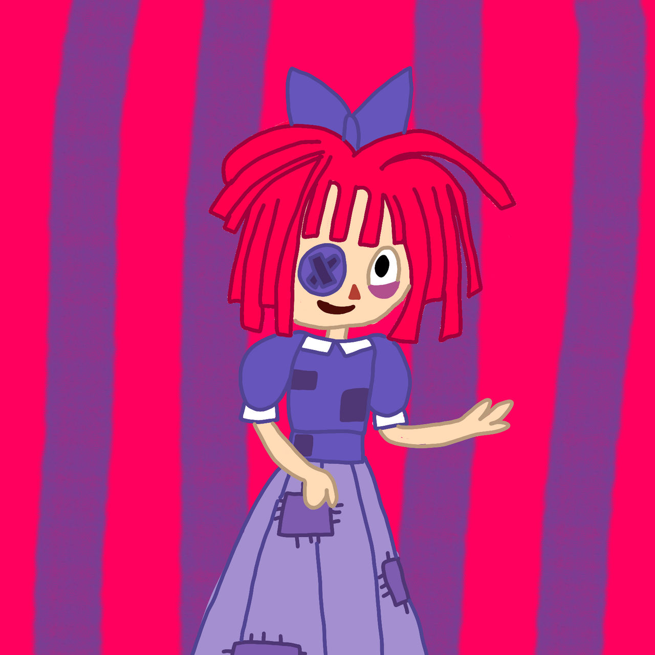 Ragatha from The Amazing Digital Circus by PurpleMiloFairy on DeviantArt