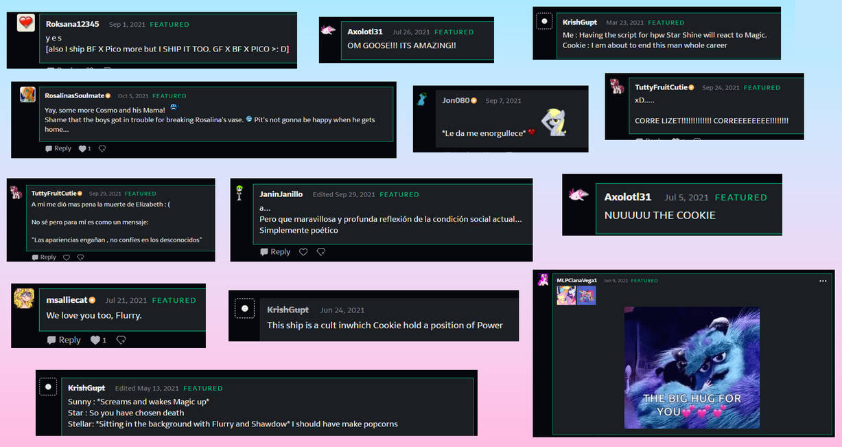 Best Comment Compilation #1 by ColorCoookie0w0 on DeviantArt