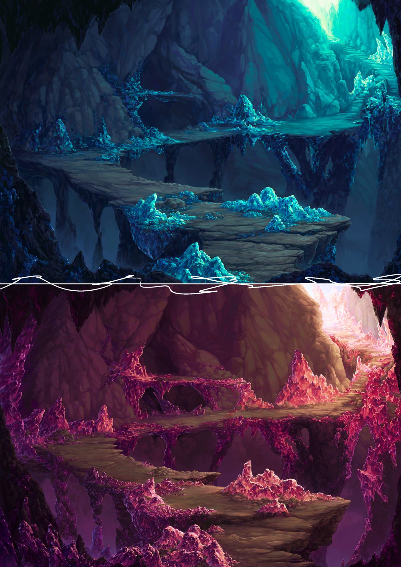 CM | Crystal caves by Nemenos on DeviantArt