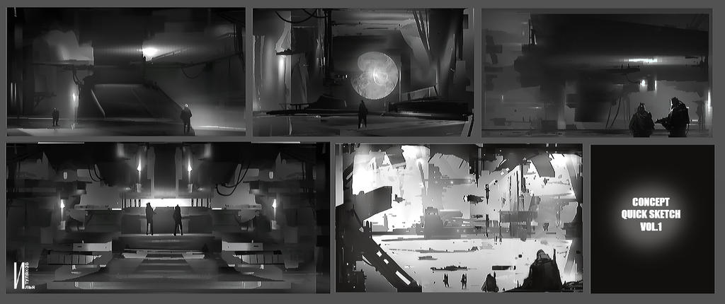 Quick sketch experiment day 1 by RaZuMinc