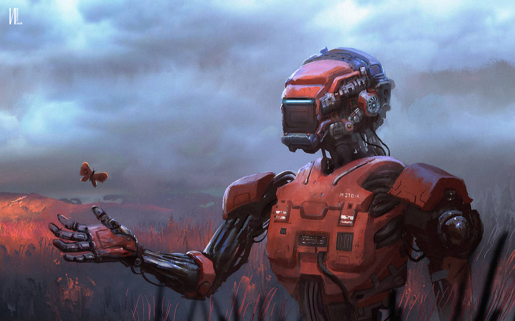 Concept art ERROR 404 IPAD PROCREATE by RaZuMinc