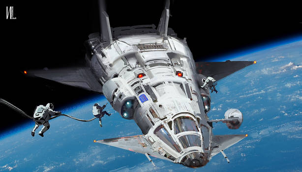 Sci-fi Filmic Keyframe v3 Procreate