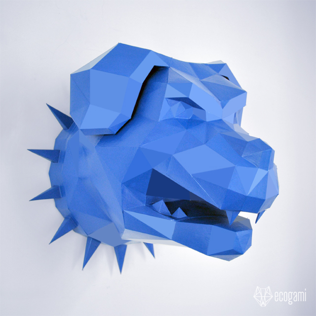 Rottweiler paper head | DIY wall mount by EcogamiShop on DeviantArt Rottweiler paper head | DIY wall mount by EcogamiShop on DeviantArt
