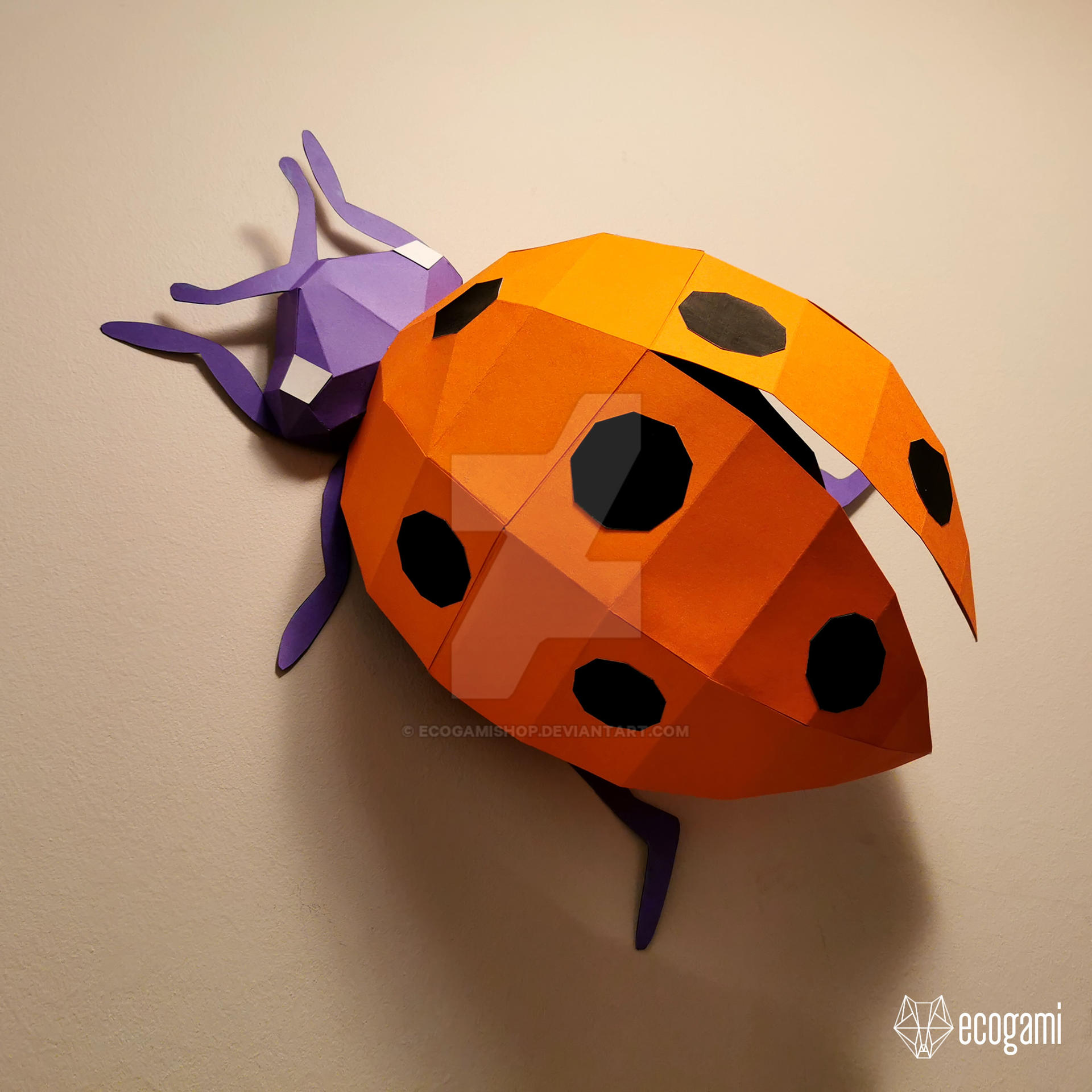 Ladybug Papercraft Template Paper Miraculous