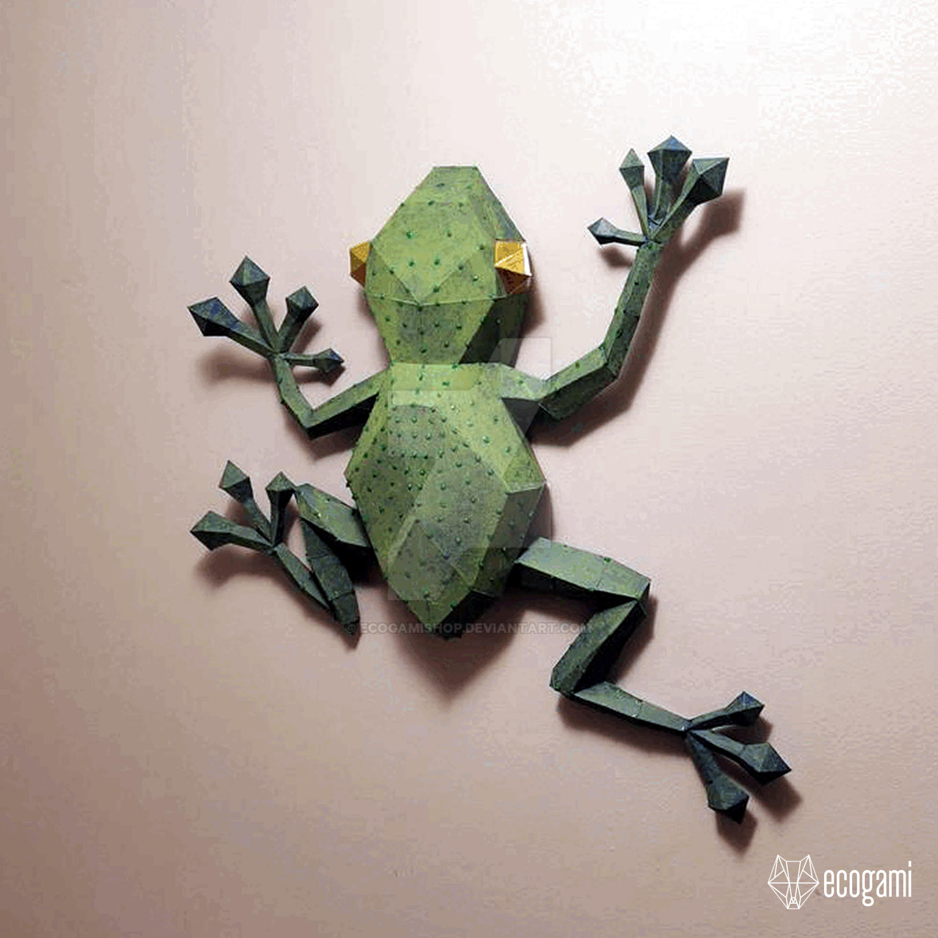 Frog papercraft by EcogamiShop on DeviantArt