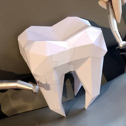 Tooth papercraft