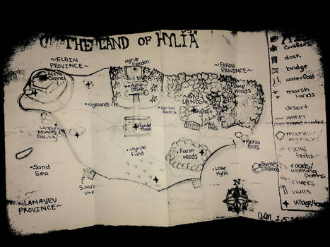 Map of the Land of Hylia