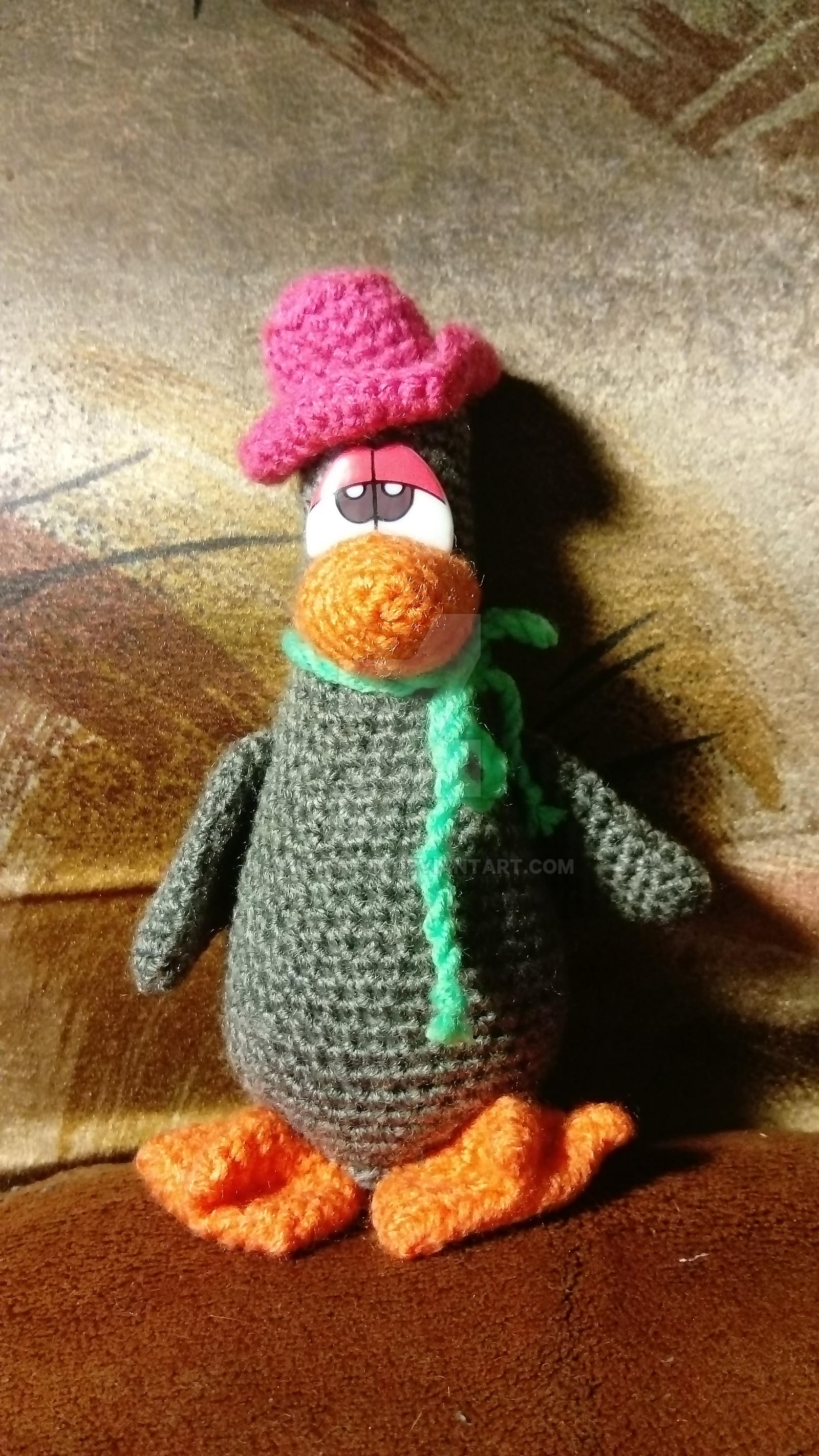 Amigurumi Goose in hat