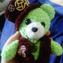 Amigurumi steampunk teddy bear