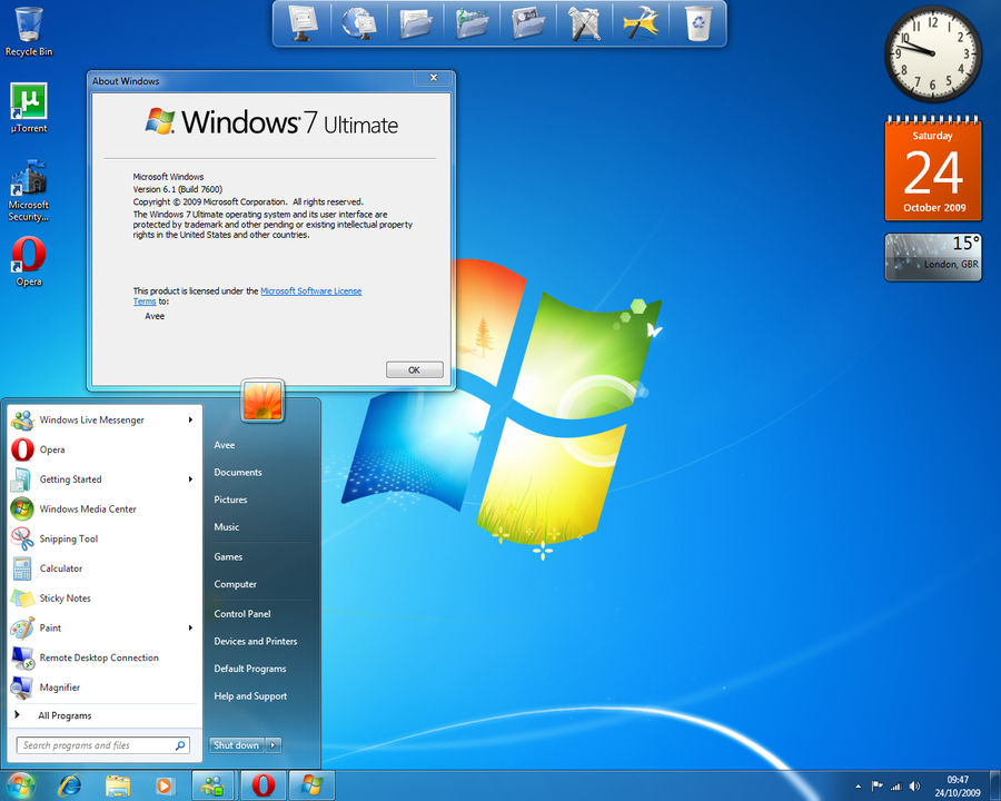 Windows 7 Final Retailed x86 by Ave3 on DeviantArt