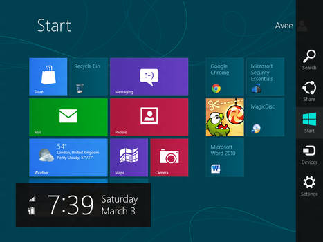 Windows 8 SIDEBAR