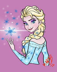 Elsa Coloring Page 01