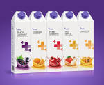 +more, fruit juice packaging design