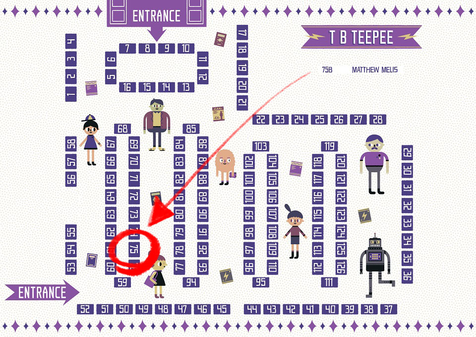 Thought Bubble TB Teepee, Table 75