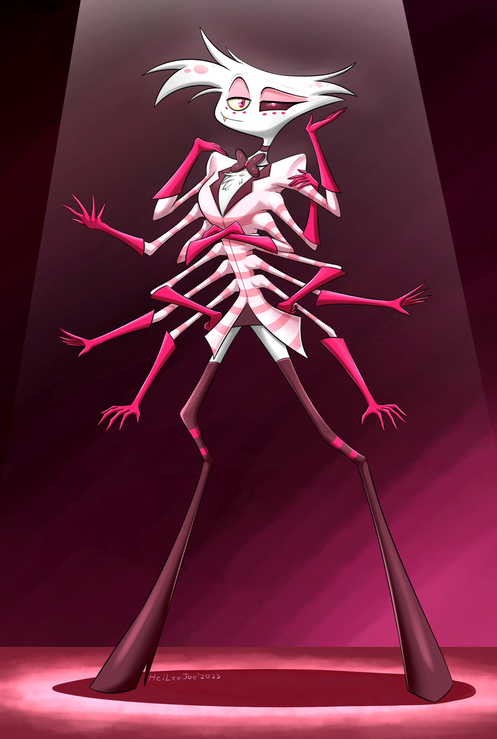 Angel Dust Performance Angel Dust with too many arms by HeiLeeJoe on DeviantArt