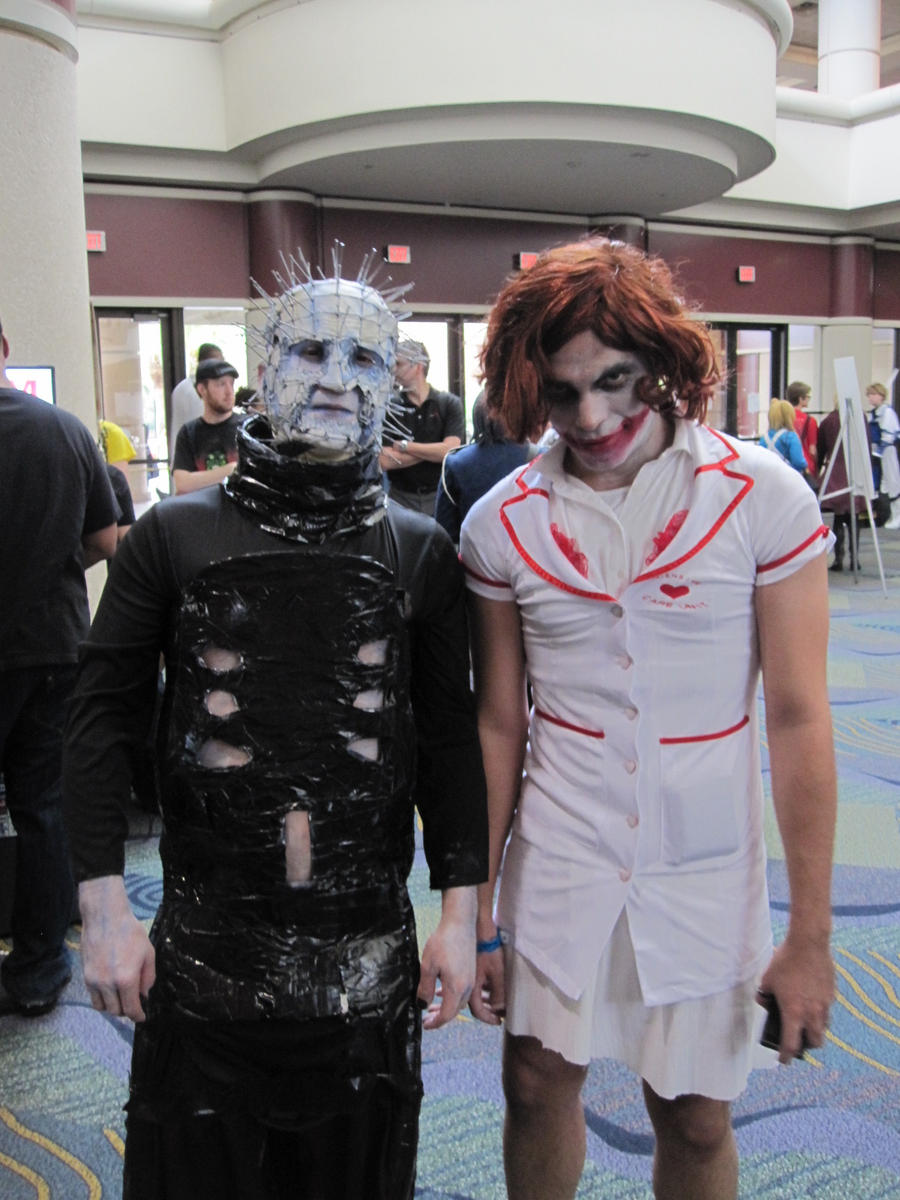 Pinhead and Joker at MegaCon 2012