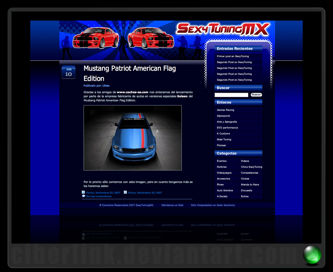 Sexytuning web page