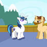 Bandit confronts Shining Armor 2