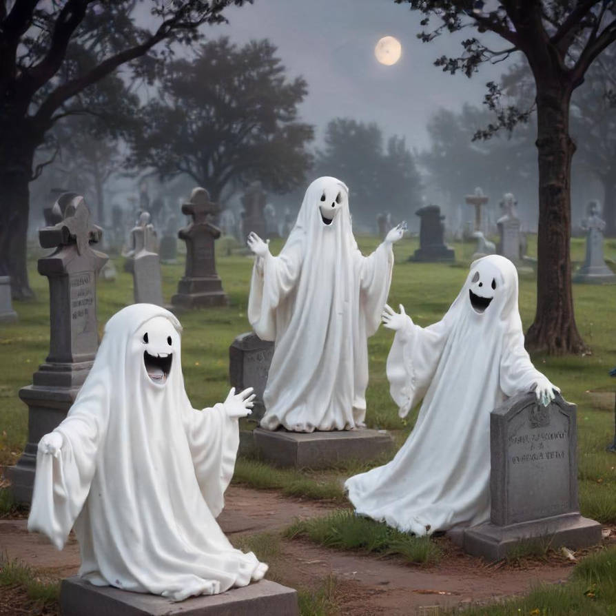 Disgausting Ghost Giggling Ghosts by bluethunder25 on DeviantArt