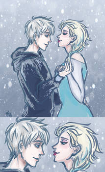Jack/Elsa doodle