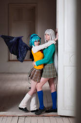 Kurumu Kurono and Moka Akashiya