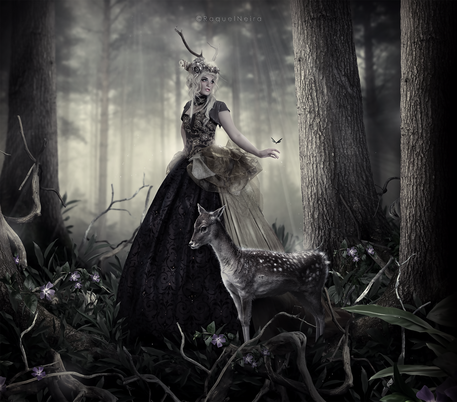 Queen of deer by KellieArt