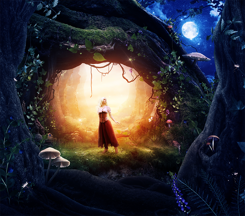 Gate to the ancient forest by KellieArt Gate to the ancient forest by KellieArt