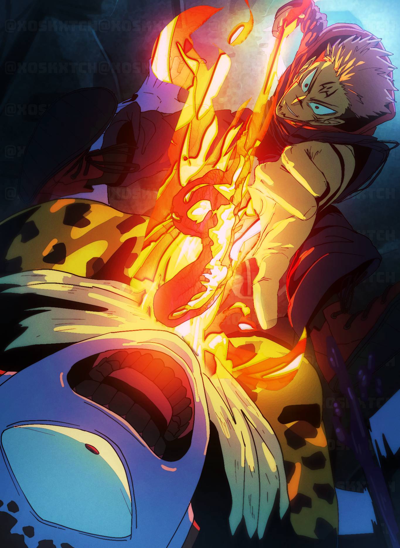 JUJUTSU KAISEN Sukuna Vs Jogo By Xoskxtch On DeviantArt Jujutsu kaisen sukuna vs jogo by xoskxtch on deviantart