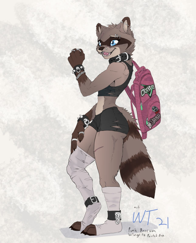 Punk Raccon Punk Raccoon by Wrenchthrower on DeviantArt