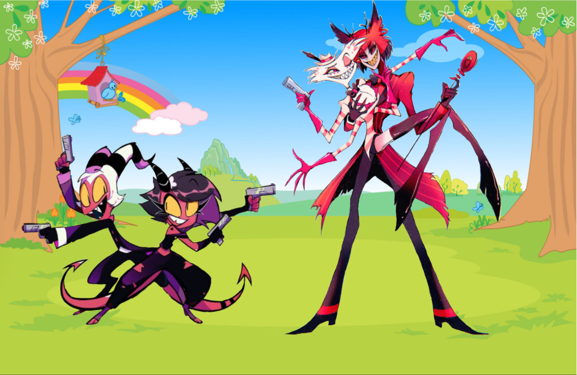 Spring pfp for my group by AlastorGod on DeviantArt