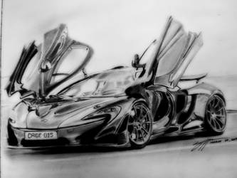 semi- realistic sketch no. 9 - Mclaren P1