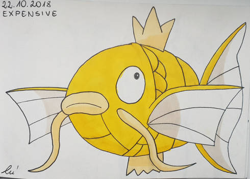 #inktober2018 - day 22 - shiny Magikarp