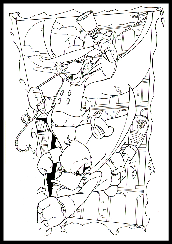 'Quack Attack' final inks