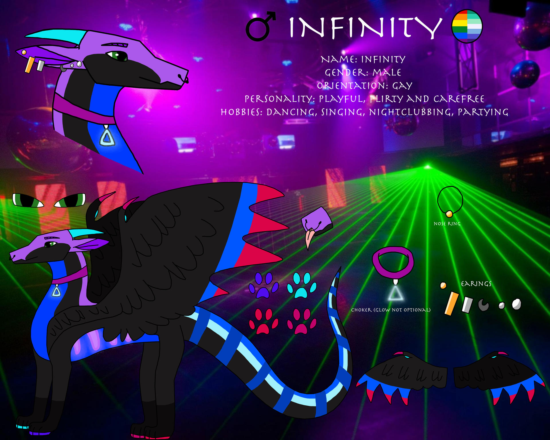 Deviantart Infinity Game Infinity ref by HeisoTryllx on DeviantArt