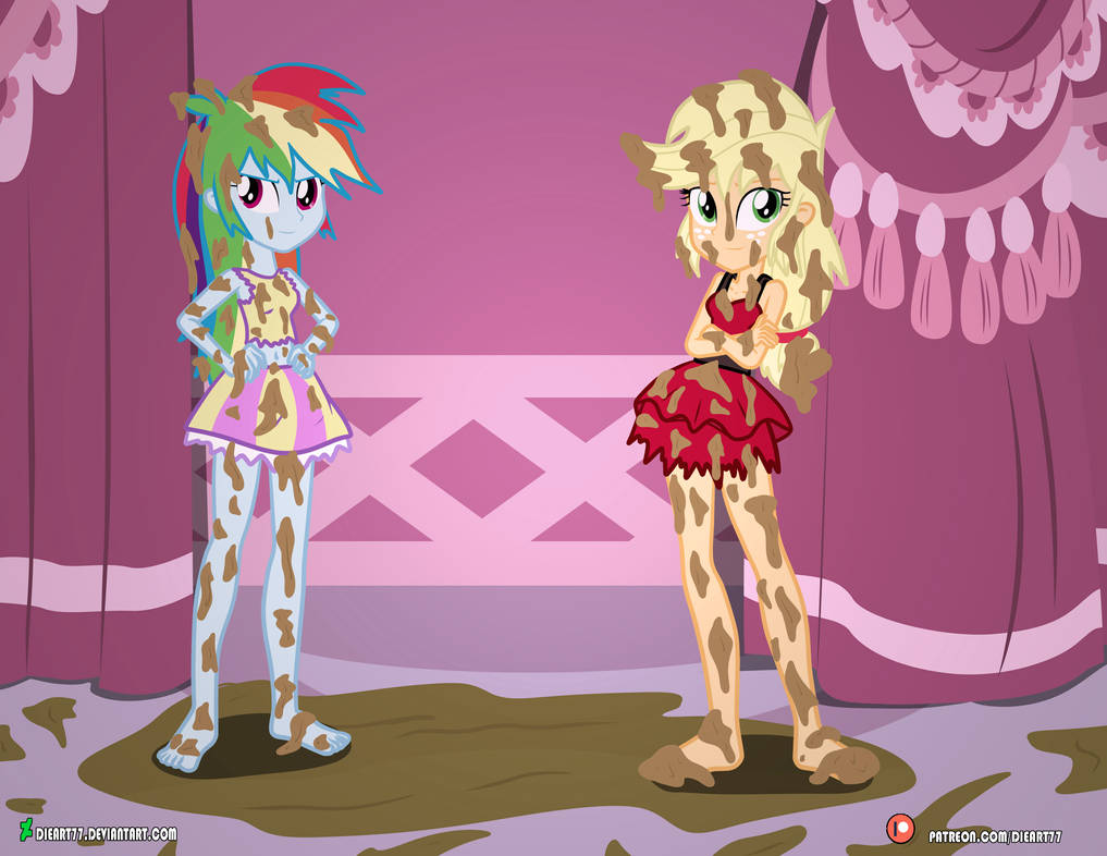 (Request) Applejack and Rainbow Dash Revenge by Dieart77